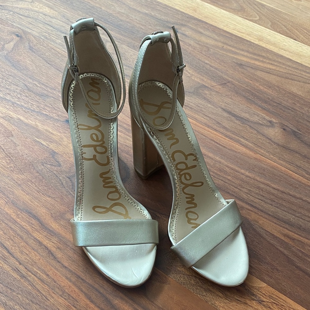 Sam Edelman Yaro Ankle Strap Block Heels